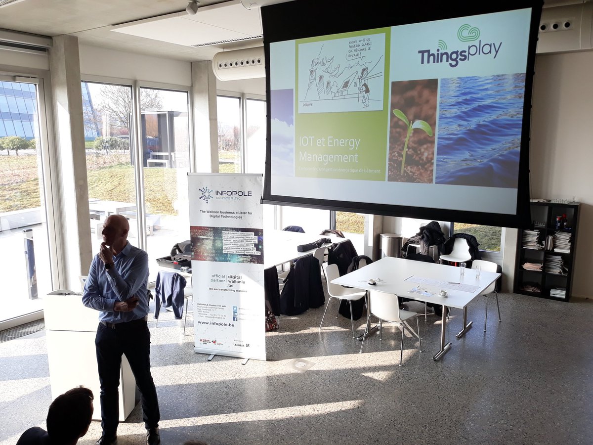infopoletic's tweet photo. #IoT & Energy Management avec @thingsplaysa #DEBTC @infopoletic @ReWallonia @WalloniaCluster @digitalwallonia https://t.co/g9z35dCYcM