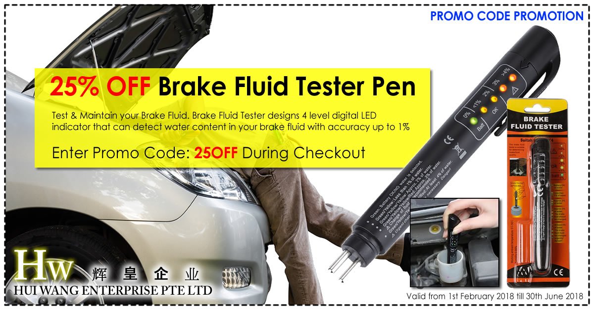 HashtagRewardss's tweet photo. 25% OFF Brake Fluid Tester Pen

Test &amp; Maintain your Brake Fluid. Brake Fluid Tester designs 4 level digital LED indicator that can detect water content in your brake fluid with accuracy up to 1%

Enter Promo Code: 25OFF During Checkout
Purchase Link: https://t.co/zkZr6I7dzQ https://t.co/JHZxIj4KUz