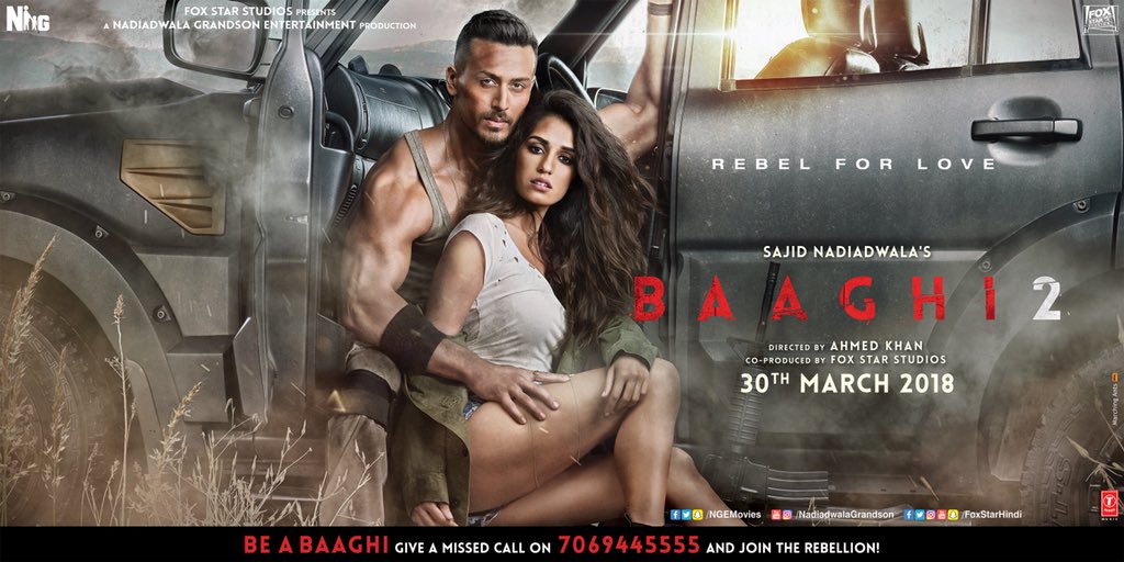 SaraAlikActress's tweet photo. #Baaghi2 #Trailer Out: Tiger Shroff, Disha Patani @TigerShroff, #DishaPatani  #BollywoodNews #BollywoodTrailers 

https://t.co/sKlbPX3VQN https://t.co/iyxbVl3kgy