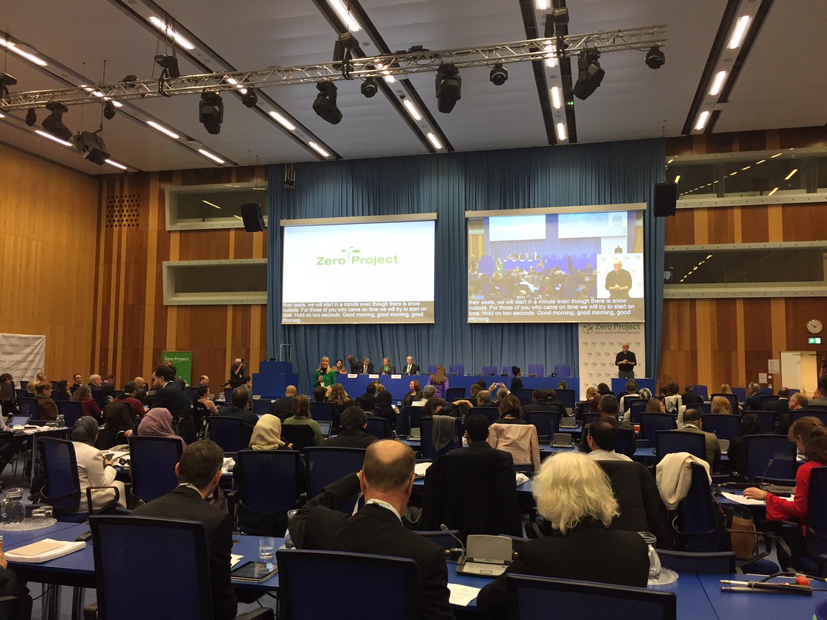 Supporting our client <a href="/ZeroProjectorg/">ZeroProject.org</a> at their international conference for a world with zero barriers here at the United Nations Office Vienna - „Accessibility as an enabler for achieving inclusive and sustainable development for all.“ #zerocon18 #accessibility <a href="/KetchumPR/">Ketchum</a>
