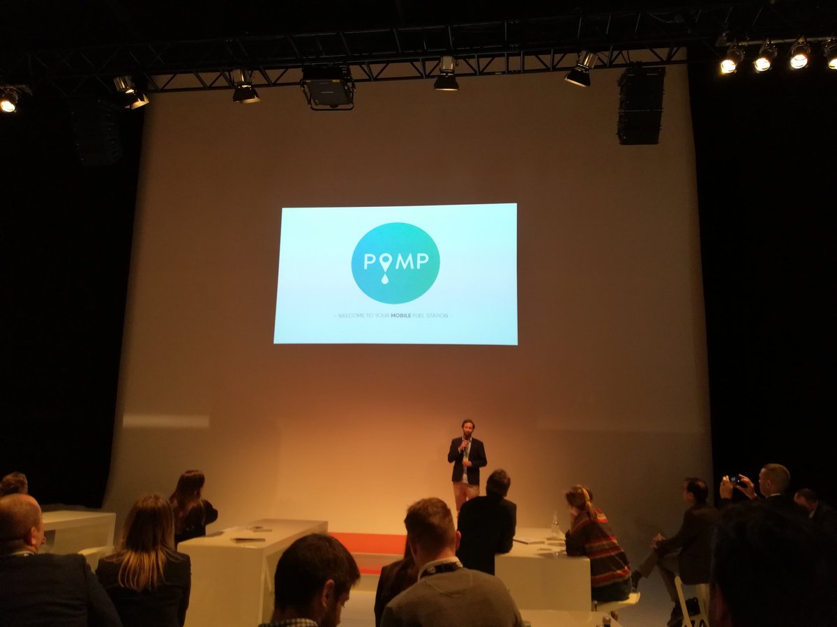 Now on #startup stage aka pitching corner #1 <a href="/POMPfuel/">POMP</a> is pitching. Great talk guys :)