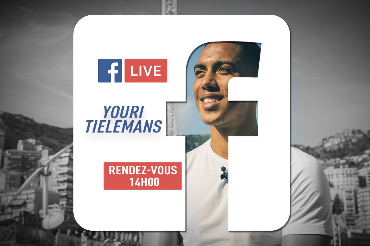 AS_Monaco's tweet photo. 🔴🎥😏 @ytielemans répondra en FACEBOOK LIVE à vos questions à partir de 14h00 ce mercredi ! #AskYouri 

Rendez-vous sur notre page ➡ https://t.co/i8fyhK3gRH https://t.co/QHLrGs3OnH