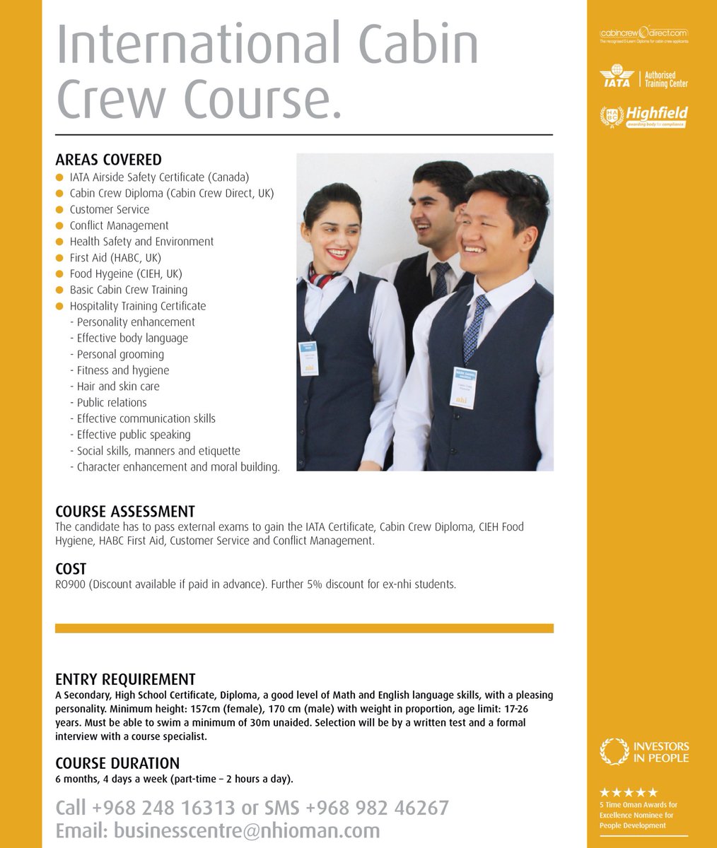Saucer Pidgin threat nhi Oman sur Twitter : "Cabin Crew Training happens here ✈️ #nhiOman #cabincrewtraining #flightattendantlife https://t.co/GTgA3fAC2i" / Twitter Saucer Pidgin threat nhi Oman sur Twitter : "Cabin Crew Training happens here ✈️ #nhiOman #cabincrewtraining #flightattendantlife https://t.co/GTgA3fAC2i" / Twitter