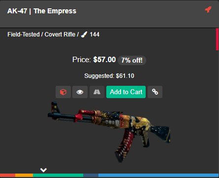 🆓BIG GIVEAWAY🆓

🆓AK-47 | The Empress | Field-Tested (60Dollar) 🆓

✔️ Follow <a href="/_Gambledore_/">Monthly CS Memes</a>
✔ RT and Like
✔ Tag a Friend

Ends in 10 day