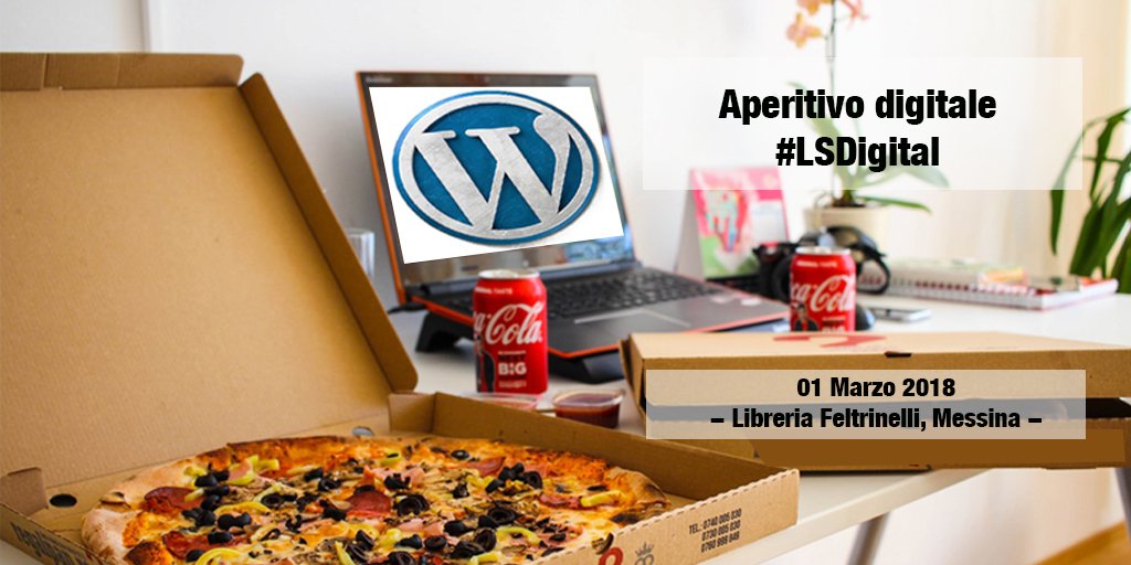 StrettoDigitale's tweet photo. #AperitivoDigitale 🗓️ 01 Marzo 2018 #Messina, parleremo con Francesco Grasso (Your Insipration Web) di Gutenberg e la sua rivoluzione su #Wordpress e con Guido Consoli (@prestofood ) dell'evoluzione del #FoodDelivery.
📋 Prenotatevi qui 👉 https://t.co/1fnFDnsxtt #LSDigital https://t.co/no8FfxGFUS