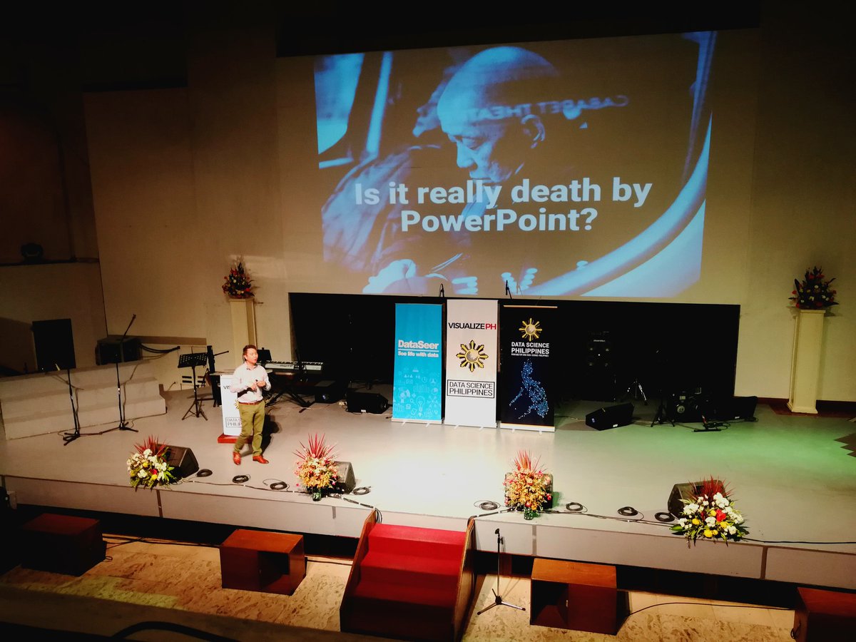 nicobaguio's tweet image. Death by PowerPoint!!! #DataSciencePH #WorldWarT