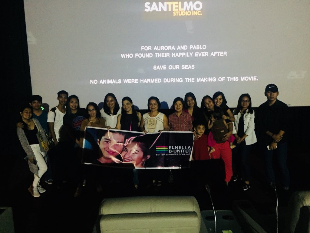 ElmoGlobiesMnl's tweet photo. Thank you to our second block screening attendees here at SM Aura! Congrats again @superjanella and @SuperElmo #MFTLS2ndBlockbusterWeek https://t.co/EUcRLf9i7p