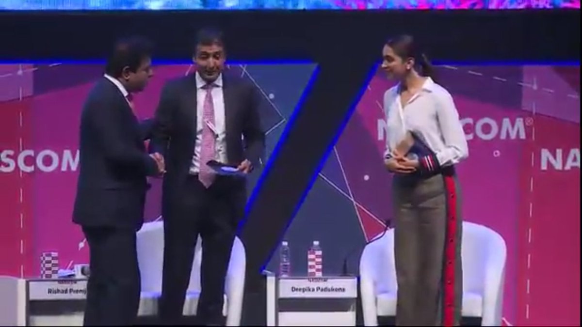 #4 Deepika Padukone at the #WCITIndia2018 in Hyderabad 

#MentalWellness #NASSCOM_ILF