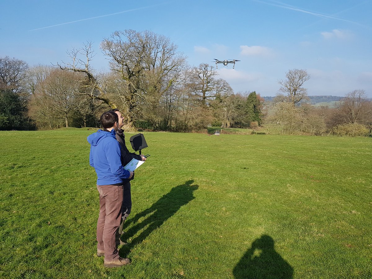 FWAG trialling the use of drones to aid woodland surveying <a href="/FWAGSouthWest/">FWAG SouthWest</a>