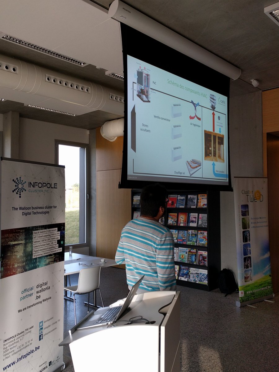 .<a href="/LotfiGuedria/">Lotfi Guedria</a> Use case:  #SmartBuilding du <a href="/CETIC/">CETIC</a> développé avec BSolutions  <a href="/infopoletic/">INFOPOLE Cluster TIC</a> @ReWallonia <a href="/WalloniaCluster/">Wallonia Clusters</a> <a href="/digitalwallonia/">Digital Wallonia</a>