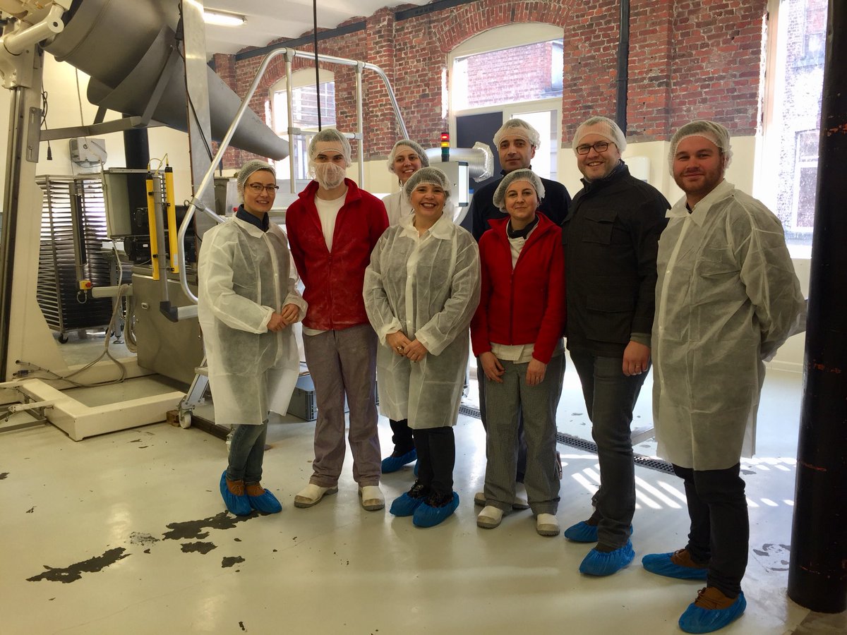 CecileJodogne's tweet photo. Visite de l’atelier @generousbakery, société bruxelloise spécialisée dans la fabrication de biscuits bios et sans gluten 🍪 https://t.co/7bFkOqPFZs
