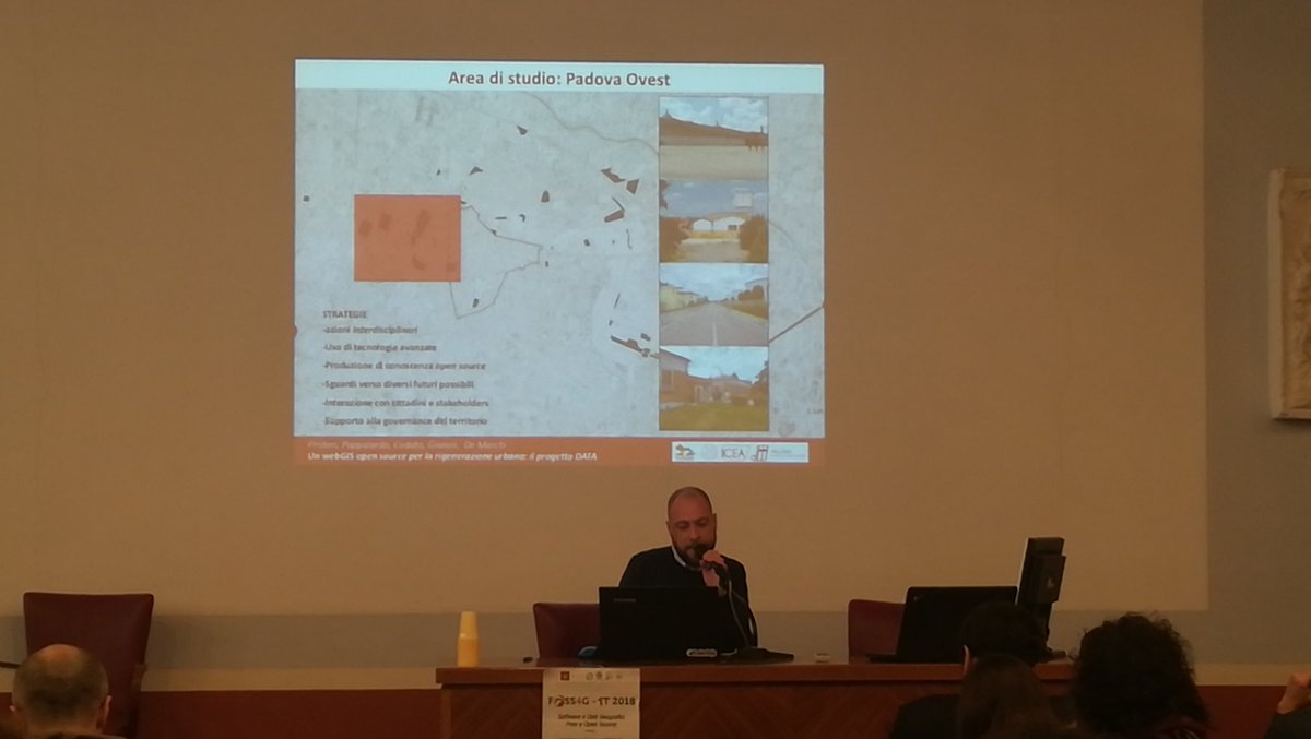 MasterGIS_Droni's tweet image. Guglielmo Pristeri presenta il #webGIS del progetto DATA sulla piattaforma #opensource GeoNode: raccolta e analisi dati per scenari di rigenerazione urbana a Padova
#foss4git #foss4g #21febbraio @MassDeMarchi @FedericoGianoli