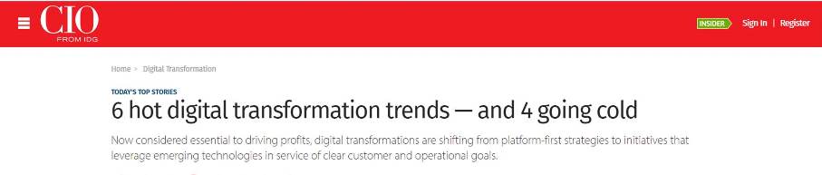 A recent Frost &amp; Sullivan survey looking at end-user perspectives on navigating digital transformation globally, found that improving digital presence will be a top driver for IT investment over the next two years. Read more tieki.net/s/3za8