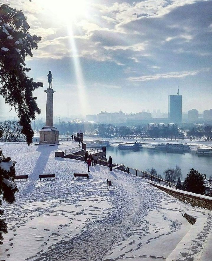 #Belgrade #Serbia #winter #kalemegdan