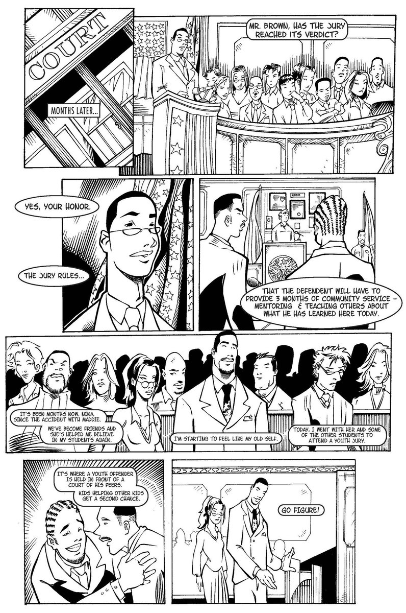 TheLegendKuyaP's tweet photo. For #BlackHistoryMonth, I'm sharing a #comic I wrote. #TimeDollars. A tale about Love, Loss and Life and whether we rob/waste ourselves of our time or do we change time and make a difference. Page 21. #RobTimeChangeTime #blackheroesmatter #blacklivesmatter #makeadifference https://t.co/G1lBkHxYI3
