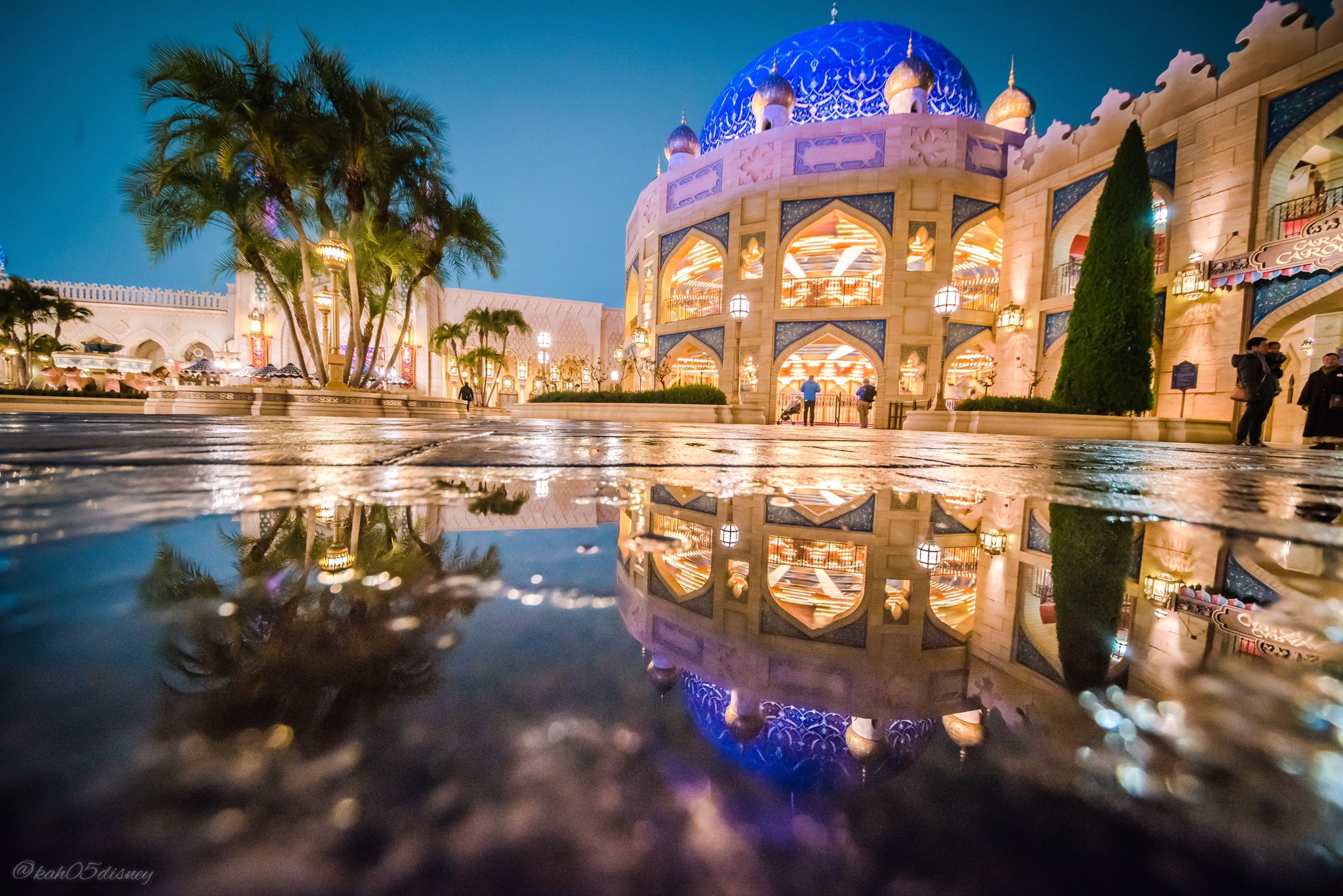 Twitterissa 広角で撮るディズニーシー アラビアンコーストの夜景 Twitterissa 広角で撮るディズニーシー アラビアンコーストの夜景