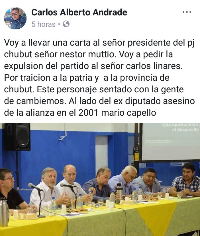rperiodismo's tweet image. Posturas facebookeras sobre #CumbreMinera #Chubut