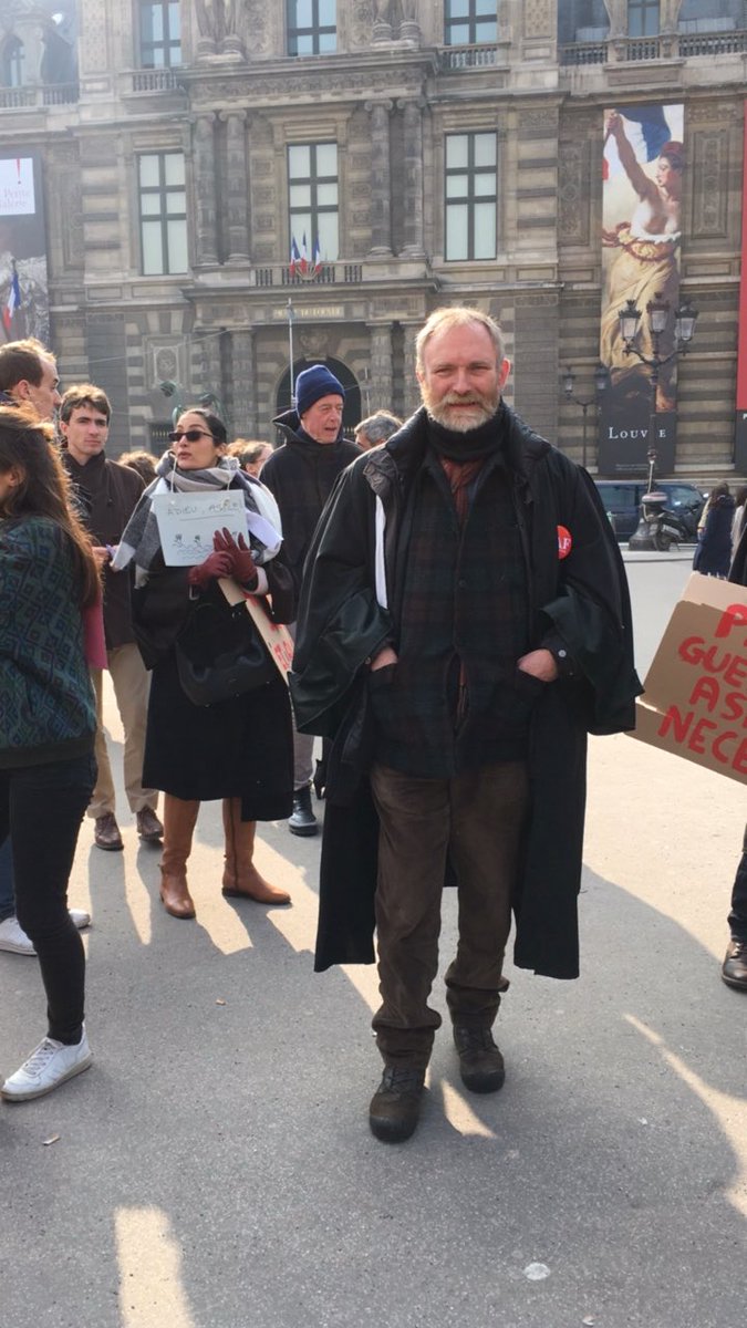 Gilles PIQUOIS présent devant CE contre #LoiAsileImmigration #SAF