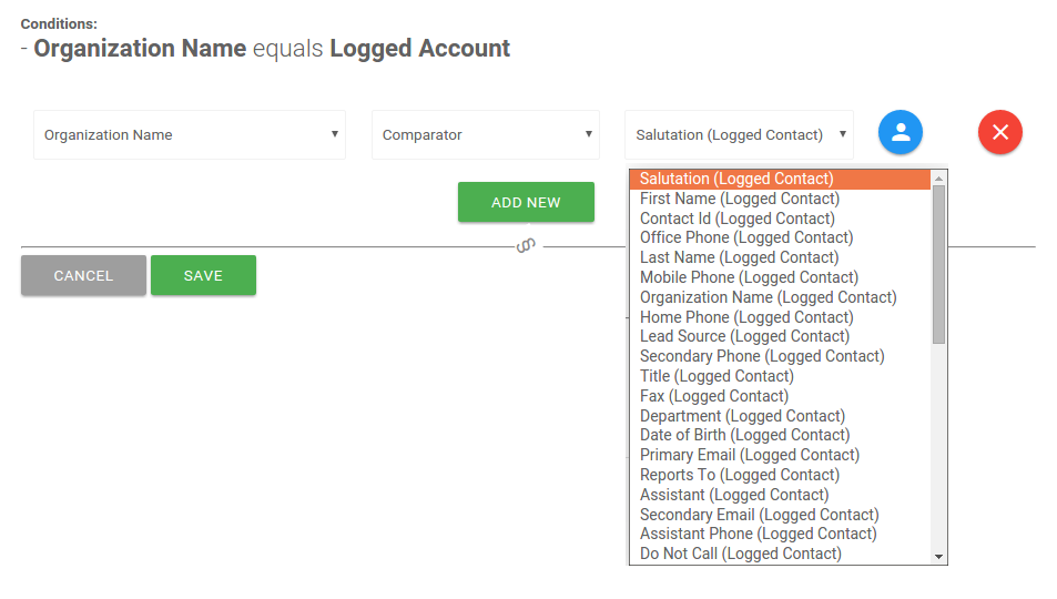 make_your_cloud's tweet photo. ⭐️ Dynamic and Related Fields! You can easily take any values from the logged contact record to use when creating your conditions or when setting the fields to update in any section of the MYC #CustomerPortal https://t.co/rmtKMwSK8K https://t.co/OI4Bs4Felf