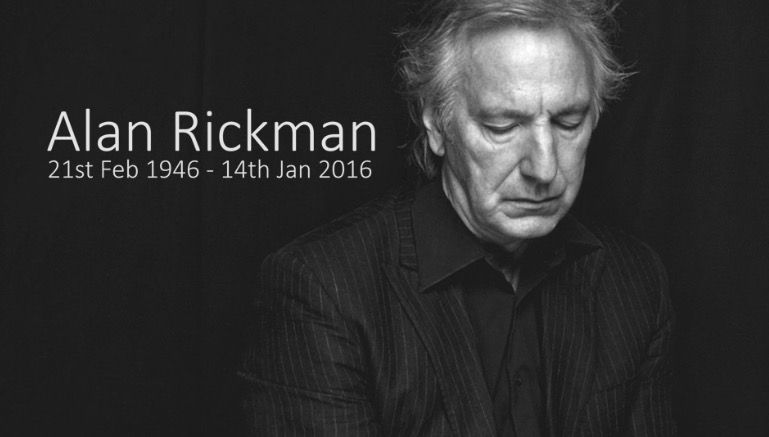 Always. Happy Birthday to the legendary Alan Rickman. He would have been 72 today. 