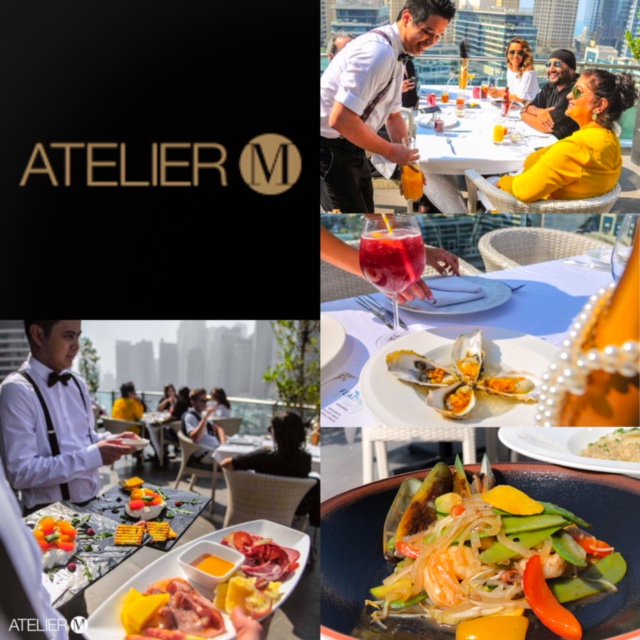 1920's Themed Feathers &amp; Pearls #Brunch at <a href="/atelierMdubai/">Atelier M</a> in Dubai Marina, Pier 7. #Gatsby mrandmrsbrunch.com/feathers-pearl…