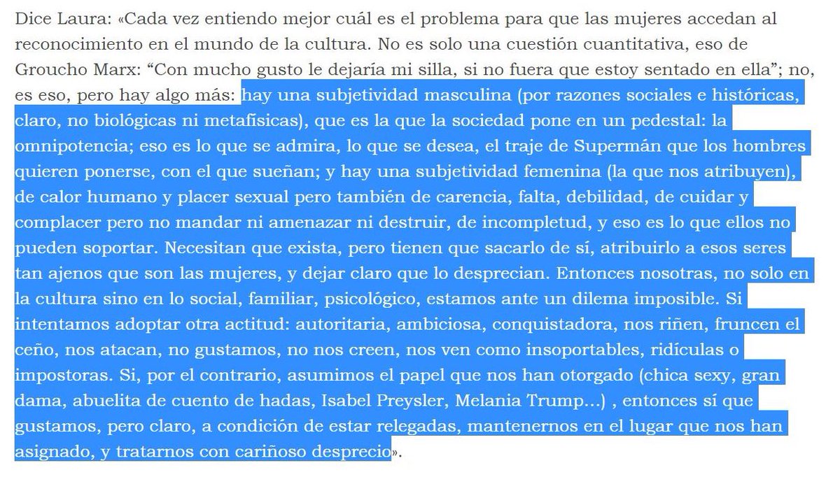 “No estamos de acuerdo en la excepcionalidad de la literatura escrita por mujeres. No queremos estar en una estantería aparte. Queremos tomar el espacio que merecemos como creadoras... Usar la palabra donde se nos impuso el silencio” latribu.info/culturas/la-de… #LaTribu