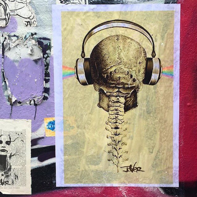 LouiJover's tweet image. Out of the studio and on to the streets of Melbourne #wheatpaste #posters #Jover