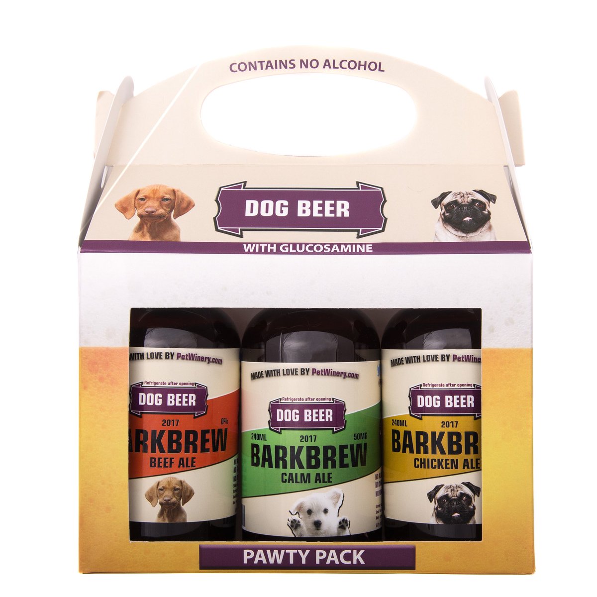 petwinery's tweet photo. Our new #BarkBrew Pawty Packs just launched on our site! Check βem out and choose from 2 different variety packs to please your pup.
https://t.co/ibFwa9XCZ8 - Guaranteed next business day shipping
#PetWinery #DogBeer #GlucosamineForDogs #TheDogBar https://t.co/so8ehBAluY
