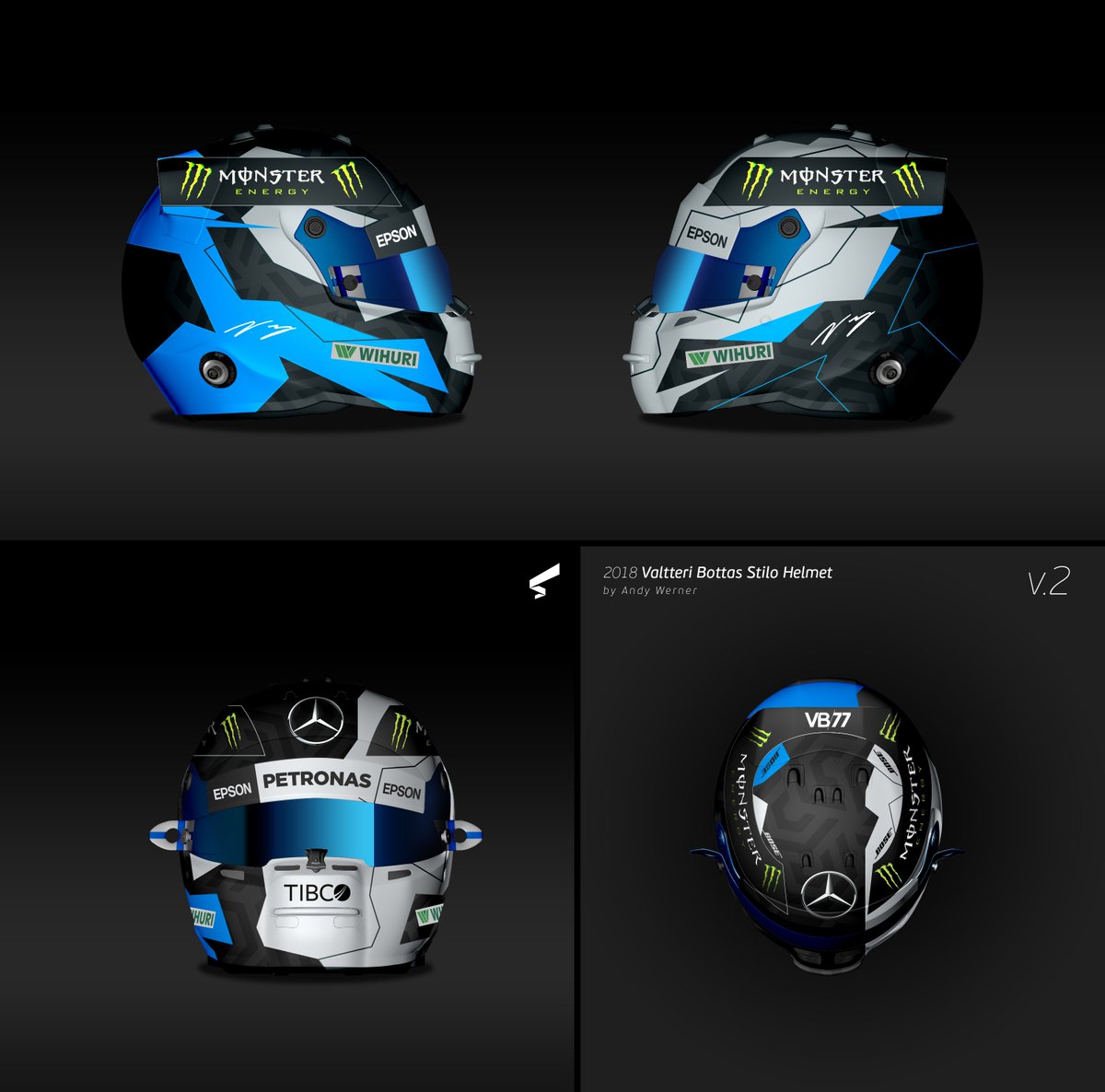 My original entry to #VB77Helmet Competition: