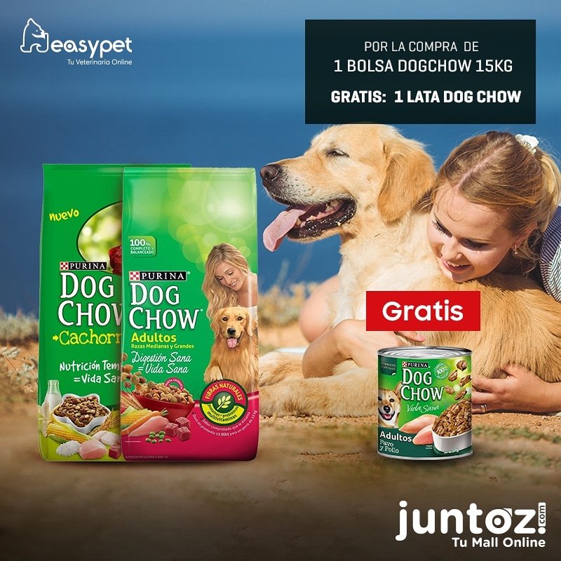 easypet_'s tweet photo. Por la compra de 1 bolsa #DogChow 15kg llévate grátis 1 lata 
https://t.co/8AlXbJ1ycN https://t.co/cirXu4lhhJ