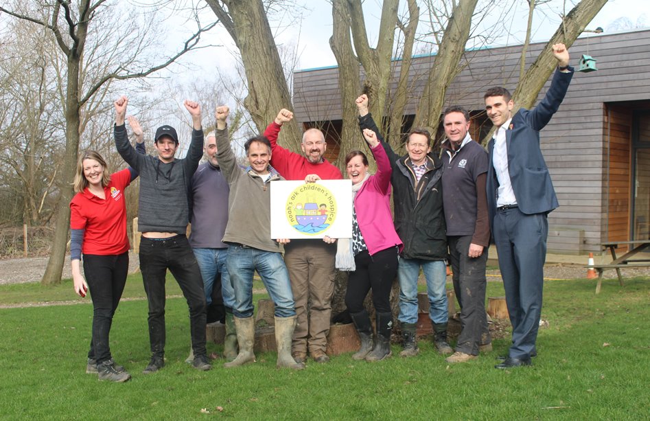 NoahsArkHospice's tweet photo. A massive thank you to @networkrail for an amazing day gardening at the nature reserve on which The Ark is being built! https://t.co/lOL4QxCTYB