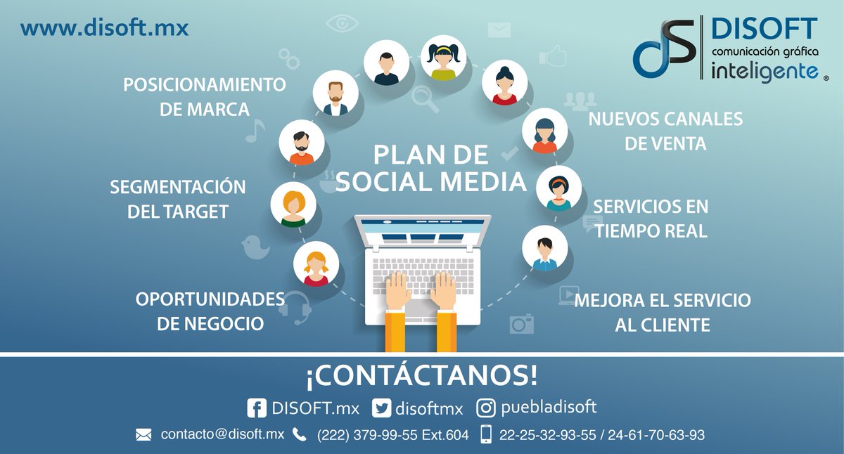disoftmx's tweet photo. Gestionamos la integración de los diferentes medios sociales
#Comunicación https://t.co/cFLDuVdPTM