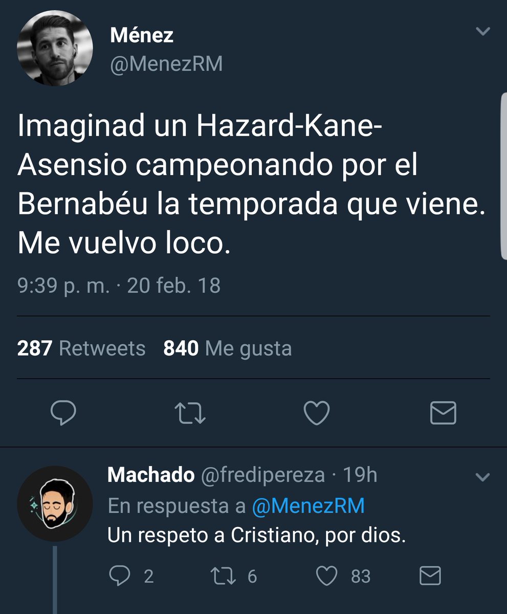 ElGranJude's tweet photo. Cristiano lleva 26 goles en 29 partidos en esta temporada, pero ésto es lo que tienes que leer cuando le dejas usar Twitter a un psicópata madridista como @MenezRM https://t.co/OgeGK8DcQg