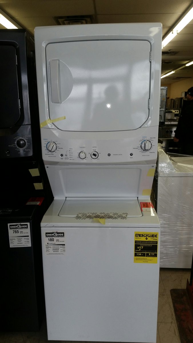 StrongManLiquid's tweet image. 27" GE ONE PIECE STACKABLE WASHER &amp;amp; DRYER GAS UNIT 416 747 8410 MOREEN
