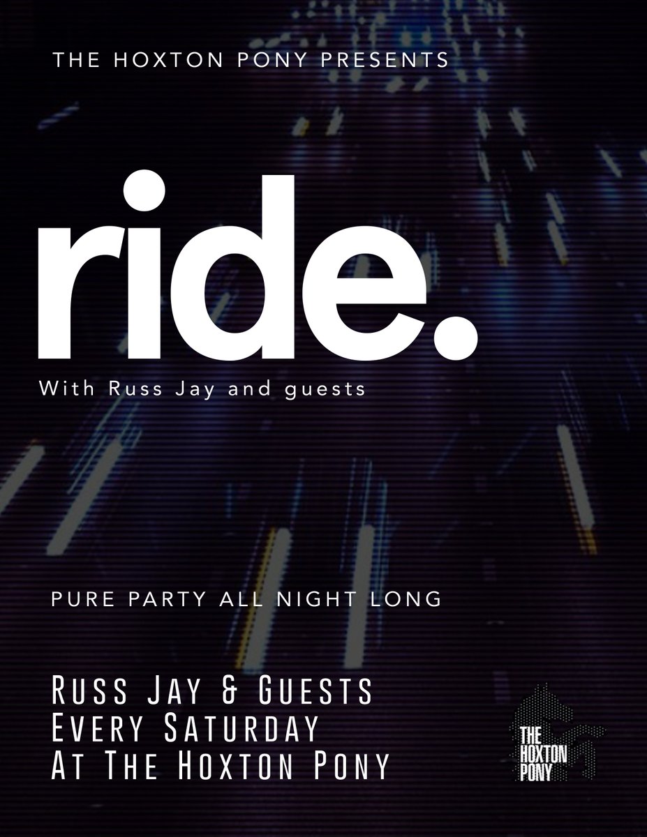 Tickets tickets tickets!

This Saturday with <a href="/russjaydotcom/">Russ Jay</a> and guests

bit.ly/rideatthepony