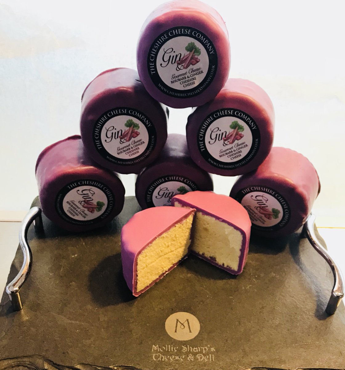 Last weeks sell out cheese rhubarb,ginger &amp; gin cheese back in stock so be quick!