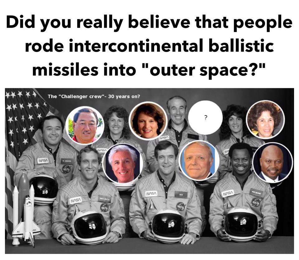 Actors aren't just used during school shootings. All the world truly is a stage...
#Astronauts #MissileRiders #ChallegerHoax #NASA #Fraud NASA gave us propaganda when #propaganda was illegal #SmithMundtAct #Freemason #CriminalLiability