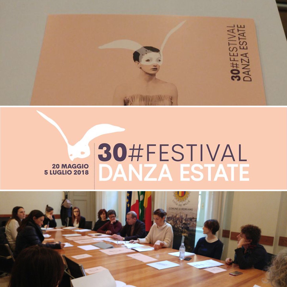 Oggi a Palazzo Frizzoni è stata presentata l'anteprima della 30° edizione del Festival Danza Estate: una delle realtà della città che fa rete tra realtà culturali, enti e associazioni, per portare la danza ad un pubblico ampio e variegato.<a href="/ComunediBergamo/">Comune di Bergamo</a> <a href="/DanzaEstate/">Danza Estate</a>