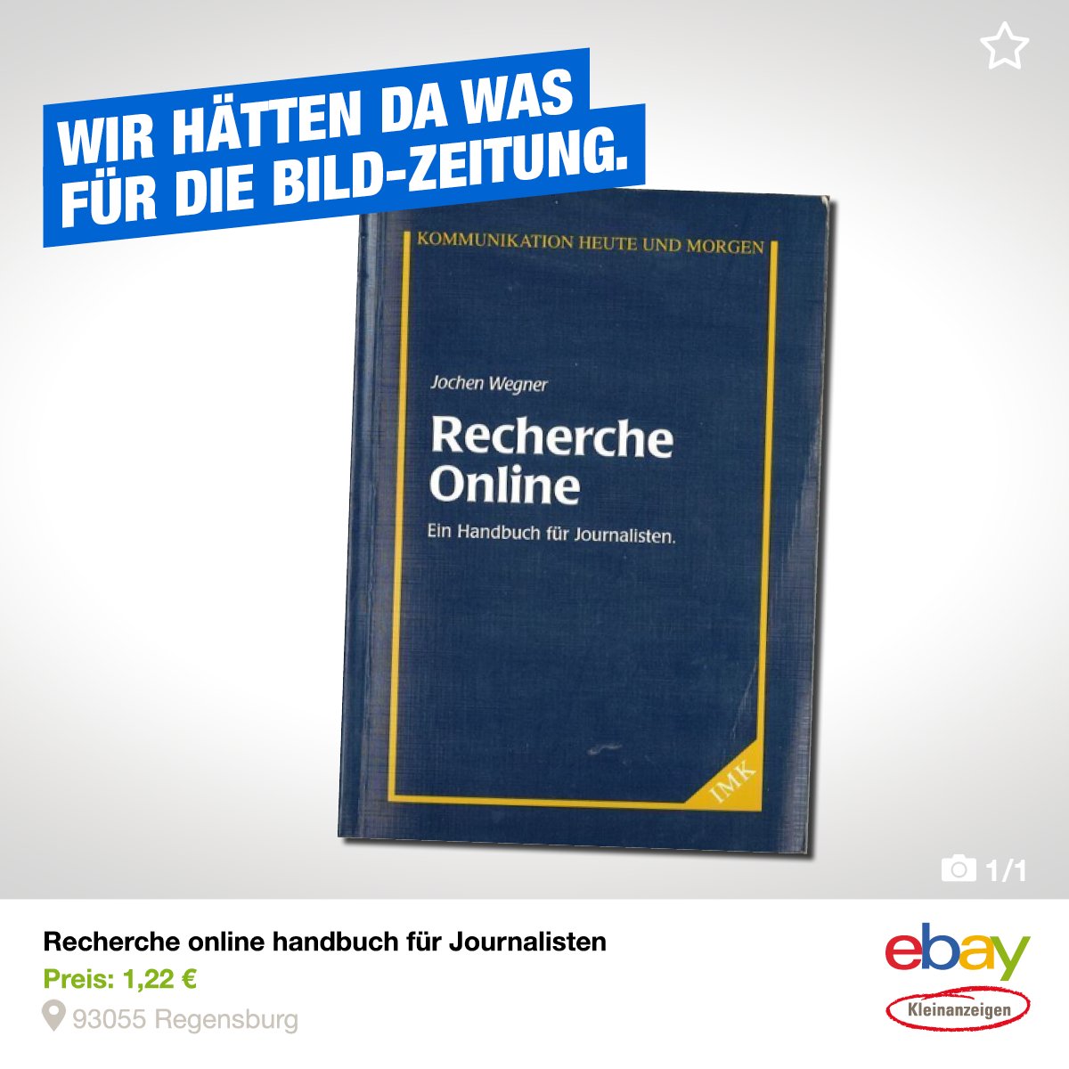 kleinanzeigen_o's tweet image. Also wir verkaufen ja alles, was uns in die Agenda passt. #bild #miomiogate cc: @Jochen