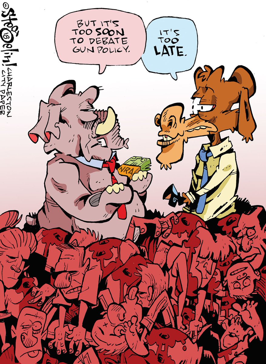 .<a href="/Stegelin/">Steve Stegelin</a> this week: After another mass shooting, is it too soon or too late to discuss guns? charlestoncitypaper.com/charleston/ste… #chs #parkland