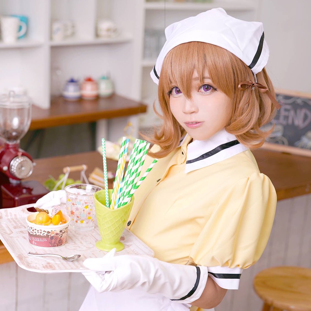 Yuki Rubymoon ブレンドs 星川麻冬 ブレンドs 麻冬 星川麻冬 星川真冬 Mafuyu Hoshikawa Cos Cosplay Blends コスプレ