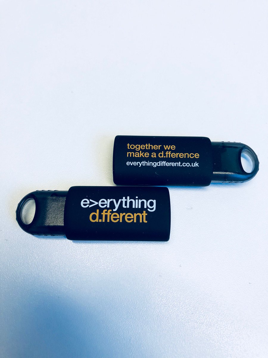 differenttwits's tweet photo. These two humble memory sticks contain business transforming ideas we've created for a new entertainment category client pitch today. Wish us luck...#Advertising #Pitch #CommercialCreativity https://t.co/XDzowjednI
