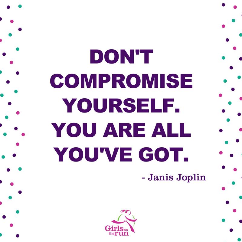 At #GirlsontheRun, we believe a girl should stay true to herself.