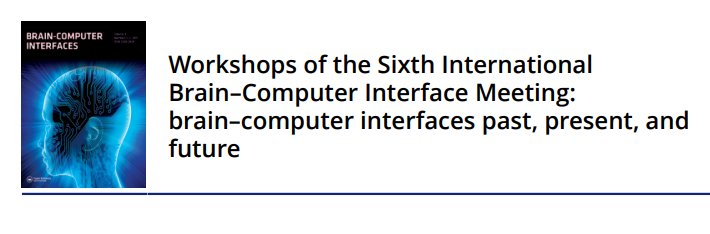 BCIoverEEG's tweet photo. 28 Workshops from the 6th International BCI Meeting
https://t.co/YCVduMmjFH https://t.co/v8cM4VMZFI