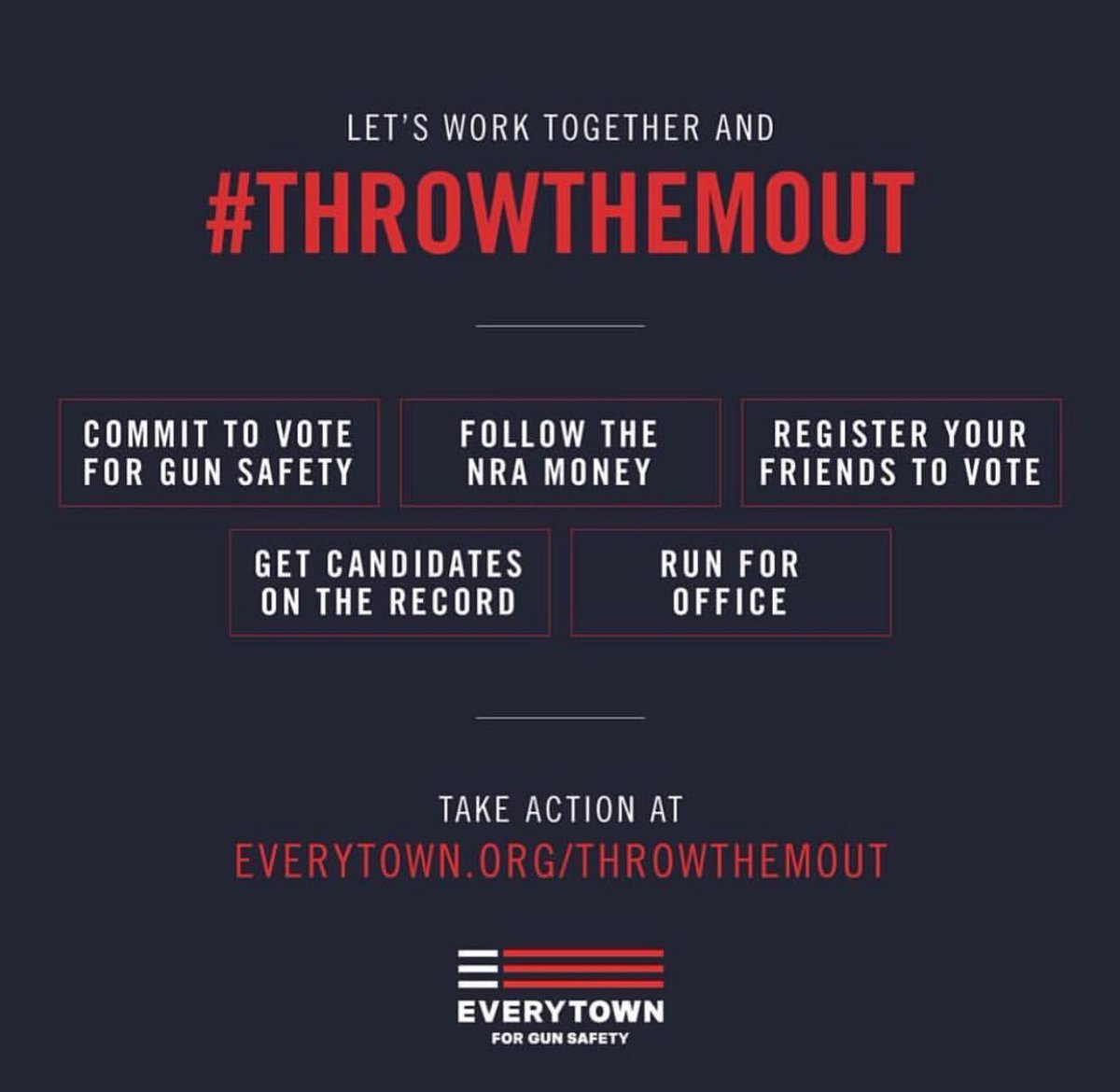 It is a school’s job to keep students safe at school. Students should not fear going to school due to gun violence. Let us use this moment to make a change in our world. #gunsafety #throwthemout <a href="/Everytown/">Everytown</a>