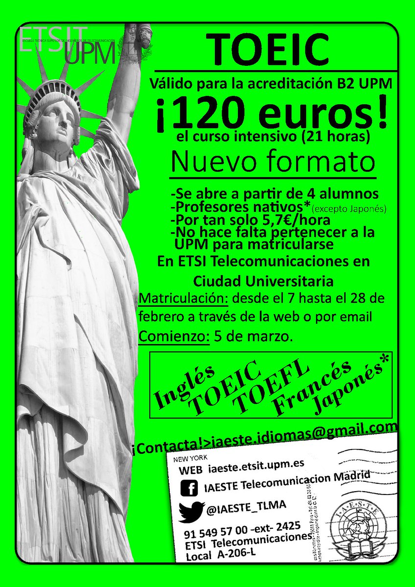 IAESTE Teleco Madrid tweet media