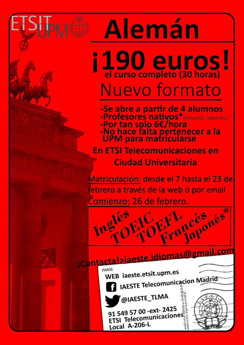 IAESTE Teleco Madrid tweet media
