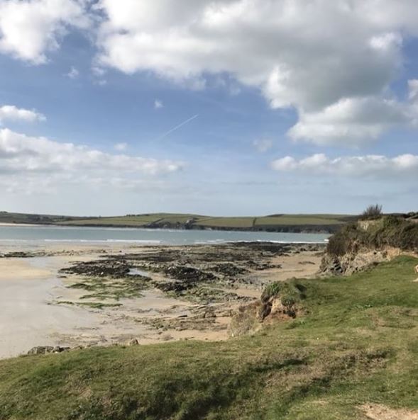 ILoveCornwallUK's tweet photo. Wish you were here?! Our PR Assistant, Frankie has just taken this picture at Daymer Bay on the north coast on her way to a meeting! We all feel so lucky to live & work in #Cornwall. Show us your favourite walks in Cornwall using #sportreliefsteps and #LoveCornwall https://t.co/iGgGwdGAs5