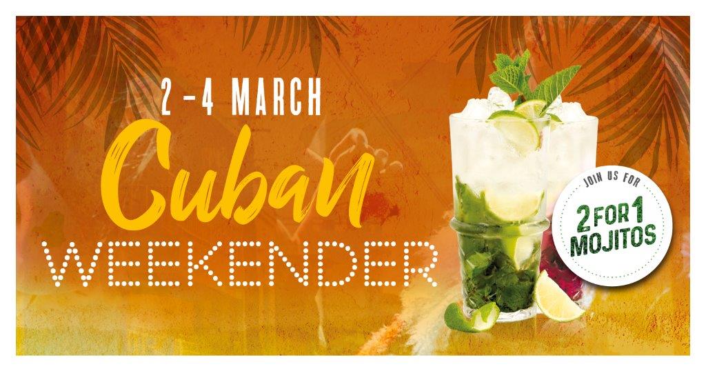 SlugHanover's tweet image. Come and join us for our Cuban Weekender - the perfect opportunity to get together with the girls, or guys, and enjoy our 2-for-1 Mojitos...Cuban style!