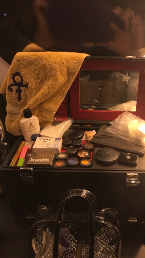 Follow me on Instagram I just added #Post217 Dedicated to #PRINCE & his #makeupkit #purpleone #hisroyalbadness #princerogernelson #Prince4Ever #Candle4Prince #PurpleArmy